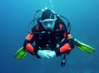 Próbamerülés - Tatai Fényes forrás